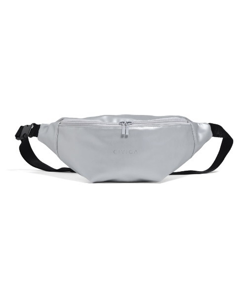 SETiA(セチア)の「エコレザーボディバッグ(ボディバッグ/ウエストポーチ・レディース・グレイッシュベージュ/ブラック/シルバー・FREE)」の9枚目の写真