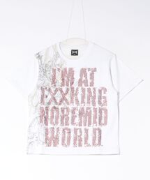 L.H.P | NoRemid/ノーリミッド/LHP別注Logo Rhinestone S/S Tee(Tシャツ/カットソー)