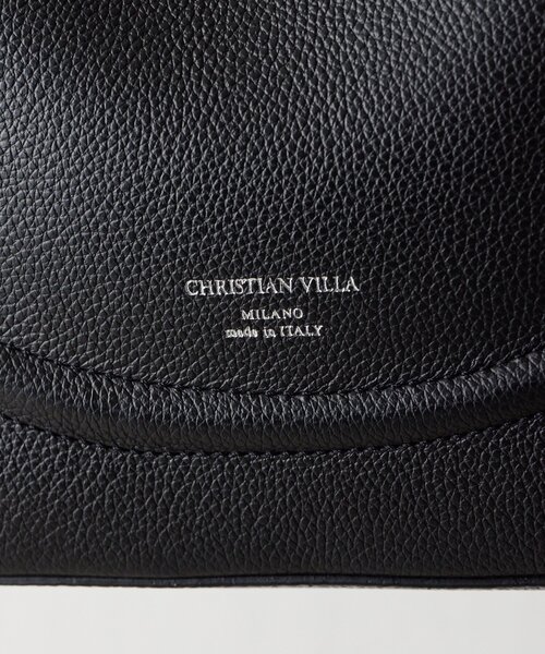 ear PAPILLONNER(イアパピヨネ)の「【CHRISTIAN VILLA(クリスチャン ヴィラ)】ワンハンドルショルダーバッグ(ハンドバッグ・レディース・ブラック/ベージュ・FREE)」の7枚目の写真