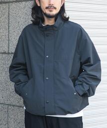 ITEMS URBANRESEARCH（アイテムズ アーバンリサーチ）の「『防風/撥水』ナイロンスタンドネックミリタリーブルゾン（ブルゾン）」