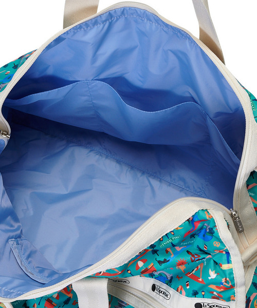 LeSportsac(レスポートサック)の「DELUXE LG WEEKENDER レッツドゥーヨガ(ボストンバッグ・レディース・グリーン・FREE)」の11枚目の写真