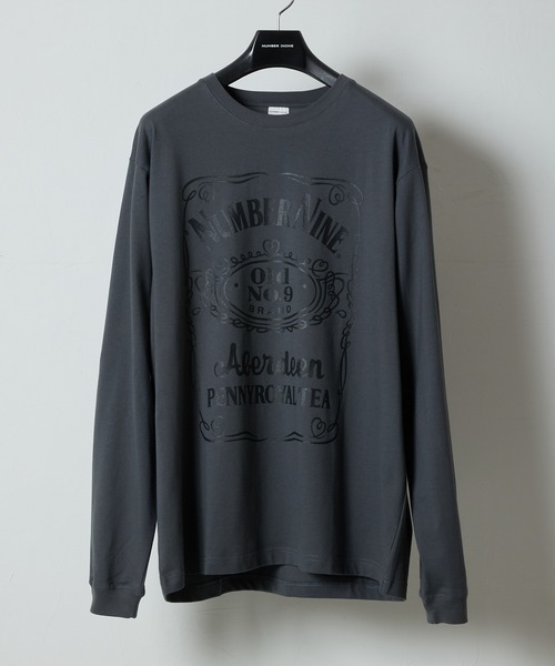 NUMBER NINE PRINTED CLASSIC L/S T-SHIRT / ナンバーナイン