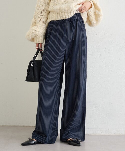 mystic(ミスティック)の「26AWWベルトパンツ(その他パンツ・レディース・ネイビー・0/2/SHORT/1)」の3枚目の写真