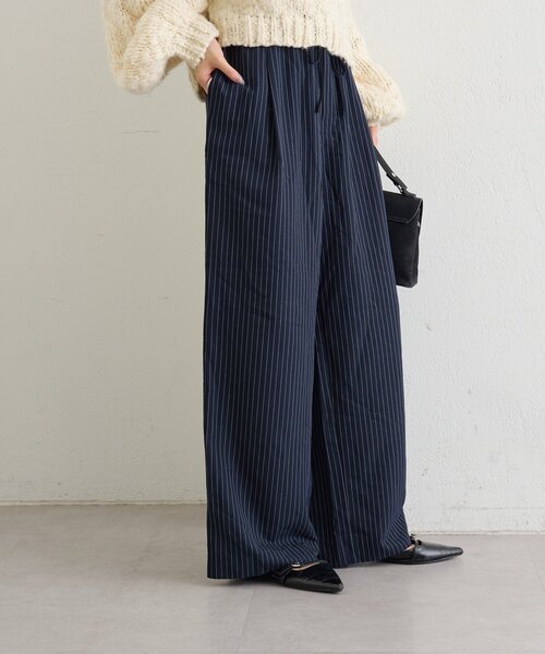mystic(ミスティック)の「26AWWベルトパンツ(その他パンツ・レディース・ネイビー・0/2/SHORT/1)」の8枚目の写真