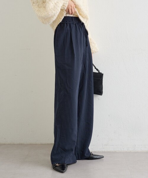 mystic(ミスティック)の「26AWWベルトパンツ(その他パンツ・レディース・ネイビー・0/2/SHORT/1)」の9枚目の写真