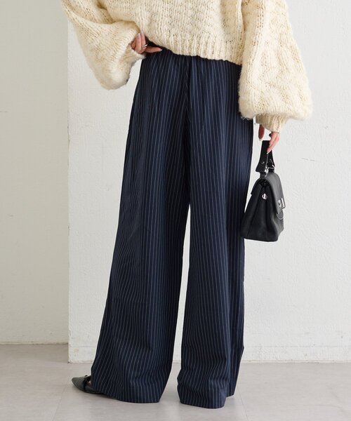 mystic(ミスティック)の「26AWWベルトパンツ(その他パンツ・レディース・ネイビー・0/2/SHORT/1)」の10枚目の写真