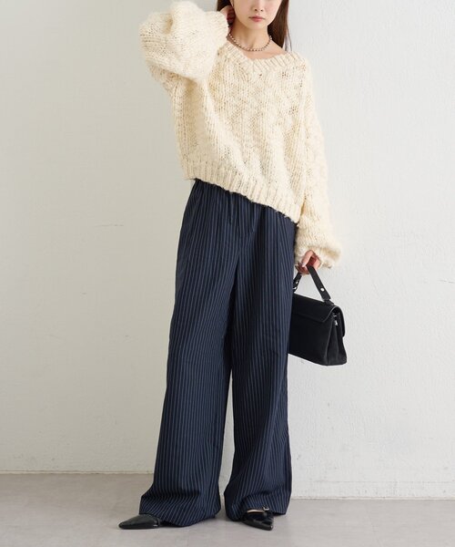 mystic(ミスティック)の「26AWWベルトパンツ(その他パンツ・レディース・ネイビー・0/2/SHORT/1)」の11枚目の写真