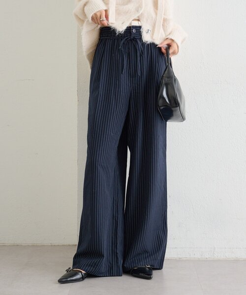 mystic(ミスティック)の「26AWWベルトパンツ(その他パンツ・レディース・ネイビー・0/2/SHORT/1)」の13枚目の写真