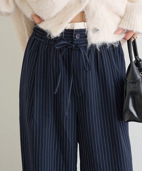 mystic(ミスティック)の「26AWWベルトパンツ(その他パンツ・レディース・ネイビー・0/2/SHORT/1)」の14枚目の写真