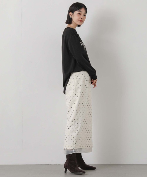 Gready Brilliant(グレディブリリアン)の「フロッキーロゴロンT(Tシャツ/カットソー・レディース・ブラック/アイボリー・FREE)」の15枚目の写真