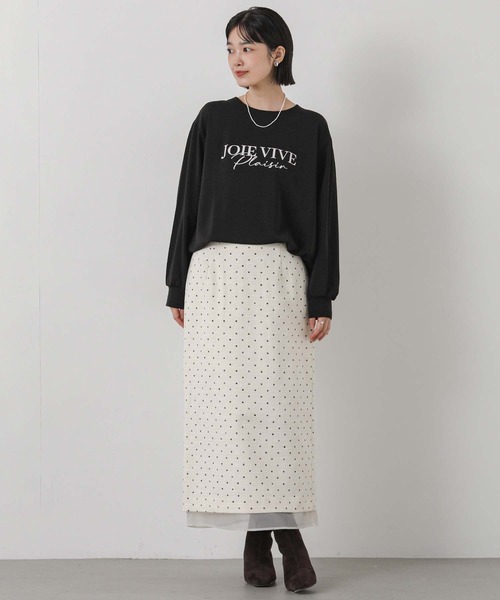Gready Brilliant(グレディブリリアン)の「フロッキーロゴロンT(Tシャツ/カットソー・レディース・ブラック/アイボリー・FREE)」の17枚目の写真