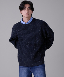 EVOLVERA（エボルヴェラー）の「Cable Kep Line Knit / ケーブルネップラインニット（ニット/セーター）」
