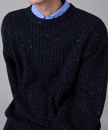 EVOLVERA（エボルヴェラー）の「Cable Kep Line Knit / ケーブルネップラインニット（ニット/セーター）」