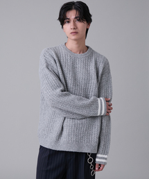 EVOLVERA（エボルヴェラー）の「Cable Kep Line Knit / ケーブルネップラインニット（ニット/セーター）」