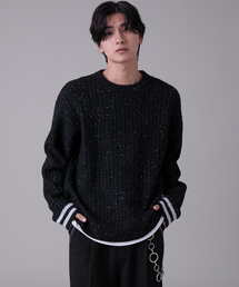 EVOLVERA（エボルヴェラー）の「Cable Kep Line Knit / ケーブルネップラインニット（ニット/セーター）」