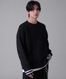 EVOLVERA（エボルヴェラー）の「Cable Kep Line Knit / ケーブルネップラインニット（ニット/セーター）」