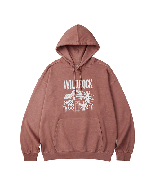 WILDROCK(ワイルドロック)の「Bass 08 PIGMENT オーバーサイズ フーディ_5 COL(パーカー・レディース・ダークカーキ/ピンク/ブルー/ライトグレー/チャコール・LARGE/MEDIUM/X-SMALL/SMALL)」の5枚目の写真