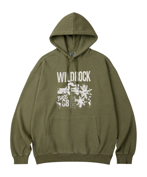 WILDROCK(ワイルドロック)の「Bass 08 PIGMENT オーバーサイズ フーディ_5 COL(パーカー・レディース・ダークカーキ/ピンク/ブルー/ライトグレー/チャコール・LARGE/MEDIUM/X-SMALL/SMALL)」の10枚目の写真