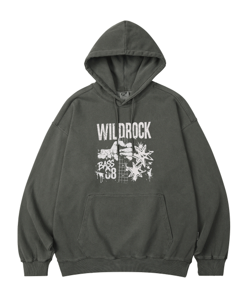 WILDROCK(ワイルドロック)の「Bass 08 PIGMENT オーバーサイズ フーディ_5 COL(パーカー・レディース・ダークカーキ/ピンク/ブルー/ライトグレー/チャコール・LARGE/MEDIUM/X-SMALL/SMALL)」の9枚目の写真