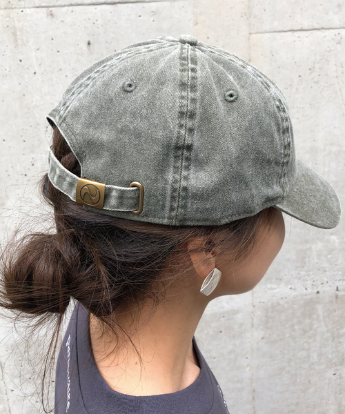 newhattan(ニューハッタン)の「【newhattan】ニューハッタンキャップ(キャップ・レディース・ライトイエロー/ホワイト/ライム/ベージュ/ブラック/カーキ/ライトブルー/ベビーピンク/グレー/ネイビー/ワインレッド/モスグリーン/キャメル/ブルー/スミクロ/ライトグレー/グリーン/バーガンディー/サンドベージュ/レッド/オレンジ/チャコールグレー/ブルーパープル/オリーブ/ブルー系その他/ワンウォッシュ/ロイヤルブルー・フリー)」の9枚目の写真