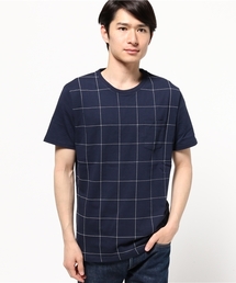 ikka | ウインドペンプリント クルーネックTシャツ(Tシャツ/カットソー)