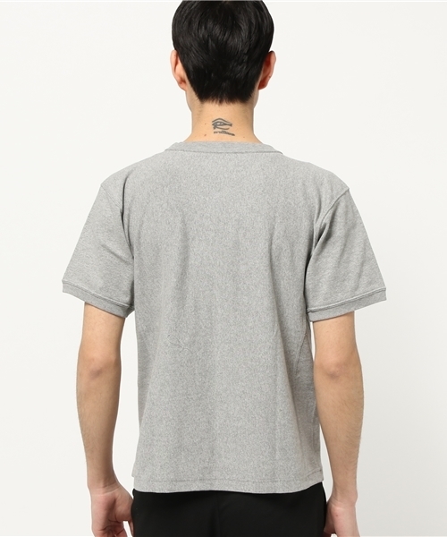 JOURNAL STANDARD relume（ジャーナルスタンダード　レリューム）の「Champion × relume / 別注チャンピオン : SMU RW 2Points Ribs ポケットT#（Tシャツ/カットソー・メンズ・ホワイト/ネイビー/ブラック/グレー・LARGE/MEDIUM/X-LARGE）」の8枚目の写真