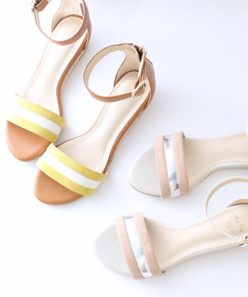 PICHE ABAHOUSE（ピシェ アバハウス）の「ローヒールストラップサンダル（サンダル・レディース・ベージュ/イエロー/ネイビー・36/37/38/35/39）」の11枚目の写真