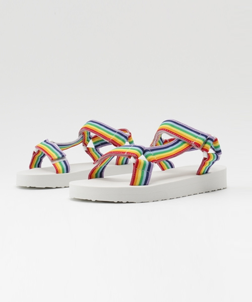 WEGO（ウィゴー）の「WEGO/フラットテープサンダル（サンダル・レディース・ブラック/グレー/ホワイト/パープル/その他1・SMALL/MEDIUM）」の10枚目の写真