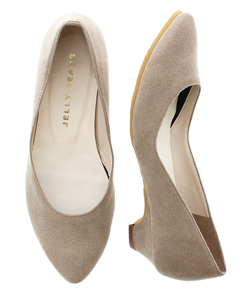 JELLY BEANS(ジェリービーンズ)の「【Made in Japan】アーモンドトゥプレーンパンプス(123-2096)JELLY BEANS(ジェリービーンズ)(パンプス・レディース・モカ/テラコッタ/ブラック/ネイビー/オレンジ/ライトグレー/グレイッシュベージュ/ダークネイビー/レッド/ブラック系その他/ピンク/グレー/ブルー・24.5/24/23/23.5/22.5/21.5/22/25/25.5)」の8枚目の写真