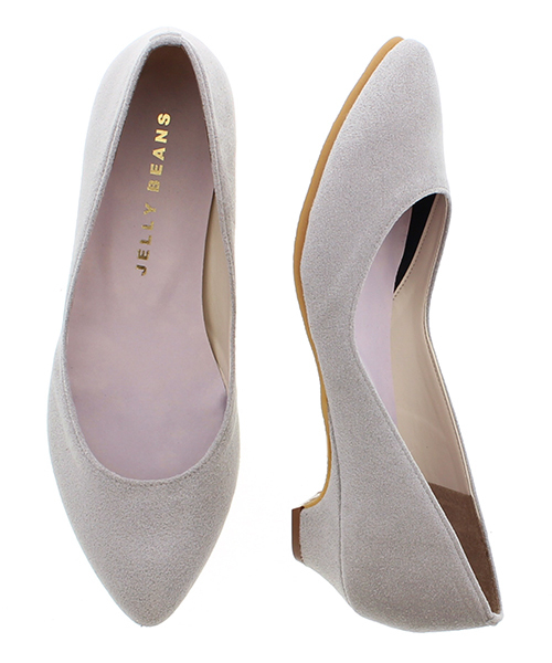 JELLY BEANS(ジェリービーンズ)の「【Made in Japan】アーモンドトゥプレーンパンプス(123-2096)JELLY BEANS(ジェリービーンズ)(パンプス・レディース・モカ/テラコッタ/ブラック/ネイビー/オレンジ/ライトグレー/グレイッシュベージュ/ダークネイビー/レッド/ブラック系その他/ピンク/グレー/ブルー・24.5/24/23/23.5/22.5/21.5/22/25/25.5)」の4枚目の写真