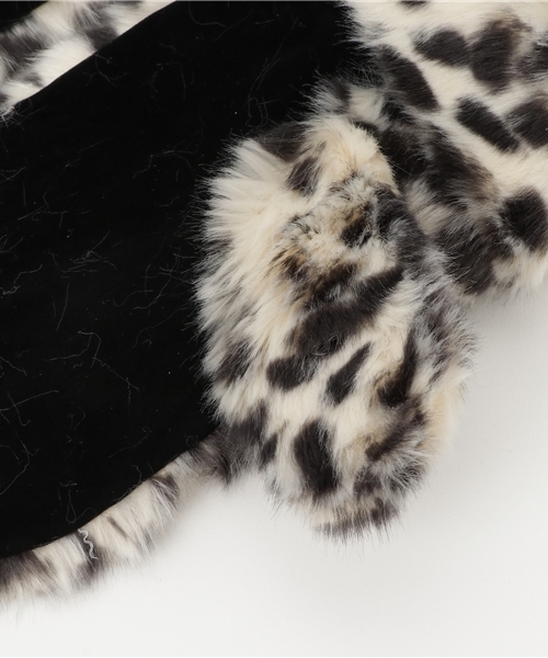 RODEO CROWNS WIDE BOWL（ロデオクラウンズワイドボウル）の「フェイクファーミトン（手袋・レディース・ベージュ/グレー/ピンク/ホワイト系その他/ブラック・FREE）」の7枚目の写真