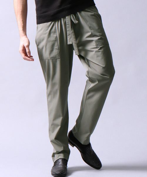 ストレッチナイロンパンツ ストレッチナイロン スリム ジョガーパンツ｜Psycho Bunny