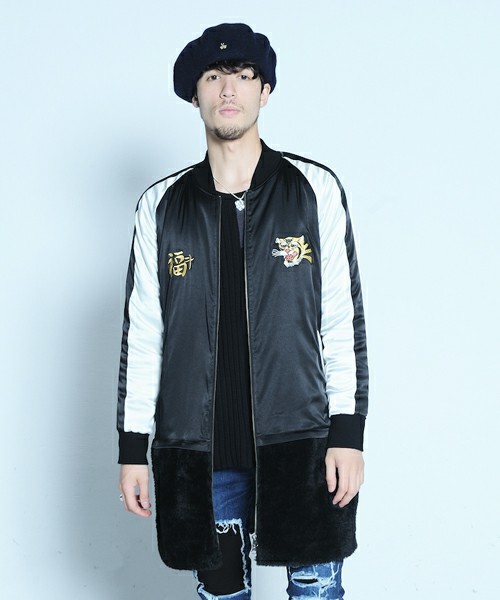 VIRGOwearworks（ヴァルゴウェアワークス）の「VIRGOwearworks×MACKDADDY long souvenir jacket（ブルゾン・メンズ・ブラック/カーキ・MEDIUM/LARGE/X-LARGE）」の5枚目の写真