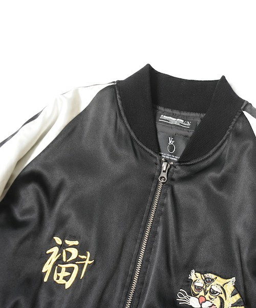 VIRGOwearworks（ヴァルゴウェアワークス）の「VIRGOwearworks×MACKDADDY long souvenir jacket（ブルゾン・メンズ・ブラック/カーキ・MEDIUM/LARGE/X-LARGE）」の8枚目の写真