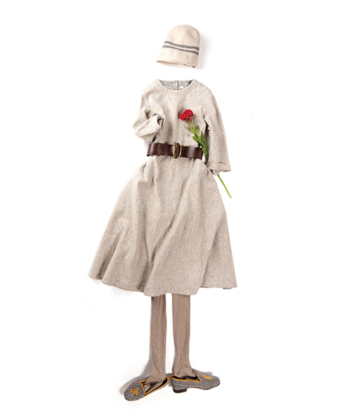 45r フォーティファイブアール の コットンツイードワンピース ワンピース Wear