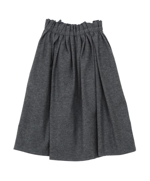 ZUCCa（ズッカ）の「ウールスムース（スカート・レディース・ブラック/ネイビー/ダークグレー・M size/S size）」の3枚目の写真