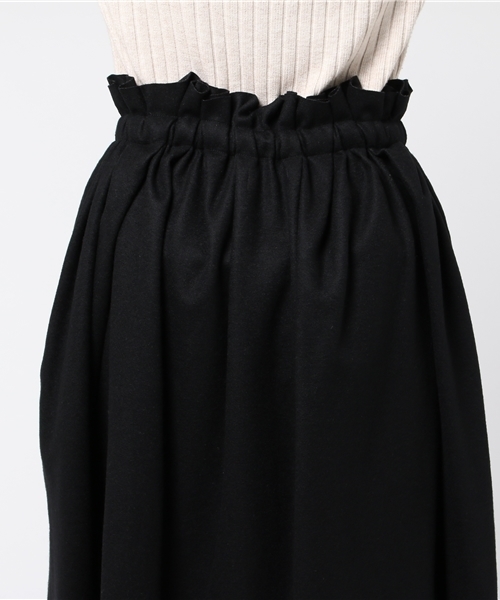 ZUCCa（ズッカ）の「ウールスムース（スカート・レディース・ブラック/ネイビー/ダークグレー・M size/S size）」の6枚目の写真