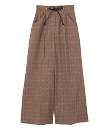 MURUA | フロントヒモベルトチェックPT(その他パンツ)