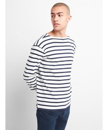 GAP | 七分袖ストライプTシャツ(Tシャツ/カットソー)