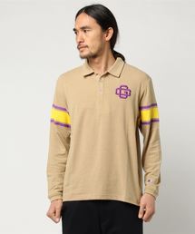 【Champion/チャンピオン】メンズ ストレッチロングスリーブポロシャツ