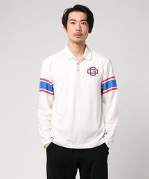 【Champion/チャンピオン】メンズ ストレッチロングスリーブポロシャツ