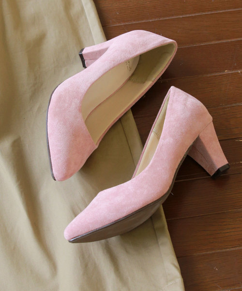 menue（メヌエ）の「freely(フリーリー)  幅広 4e ポインテッドトゥ 6cmヒール チャンキーヒール 太ヒール パンプス（パンプス・レディース・ピンクベージュ/ブラウン/ブラック系その他/ホワイト/ブラック/ブラウン系その他/スモークピンク/ライトグレー/ブルー/ブラック系その他2/グレイッシュベージュ/アイボリー/グレー/レンガ/ブラック系その他3/ピンク系その他/レッド系その他/ブルー系その他/ベージュ/ブラック系その他4/ブラウン系その他2/パイソン/シルバー/ラベンダー/グレー系その他・22.5cm/23.5cm/21.5cm/25.5cm/22.0cm/23.0cm/25.0cm/24.5cm/24.0cm/26.0cm/27.0cm/26.5cm/23cm/22cm/27cm/25cm/26cm/24cm）」の21枚目の写真