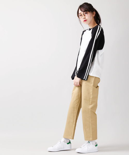 WEGO BOYNEXTDOOR ラグラングラフィックロングTシャツ 靴紐