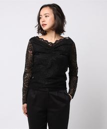 FREE'S MART | スカラップカラーレースカットソー(Tシャツ/カットソー)