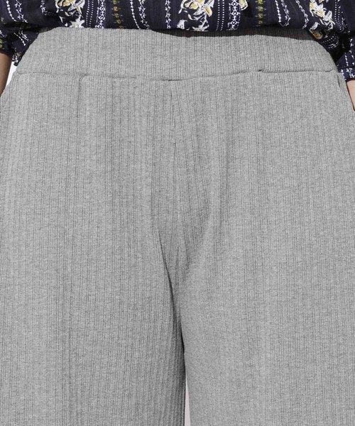 CIAOPANIC（チャオパニック）の「ランダムテレコワイドパンツ（その他パンツ・レディース・アイボリー/チャコールグレー・FREE）」の12枚目の写真