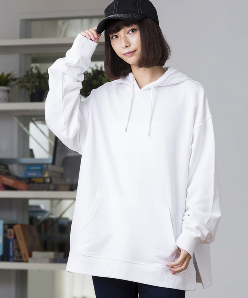 WEGO（ウィゴー）の「WEGO/サイドスリットカラープルパーカー（パーカー・メンズ・ダークグリーン/ライトパープル/ブラウン/ライトピンク/ブラック/ワイン/ホワイト/イエロー/レッド/パープル/ピンク/杢グレー・MEDIUM/X-SMALL/SMALL/LARGE）」の15枚目の写真