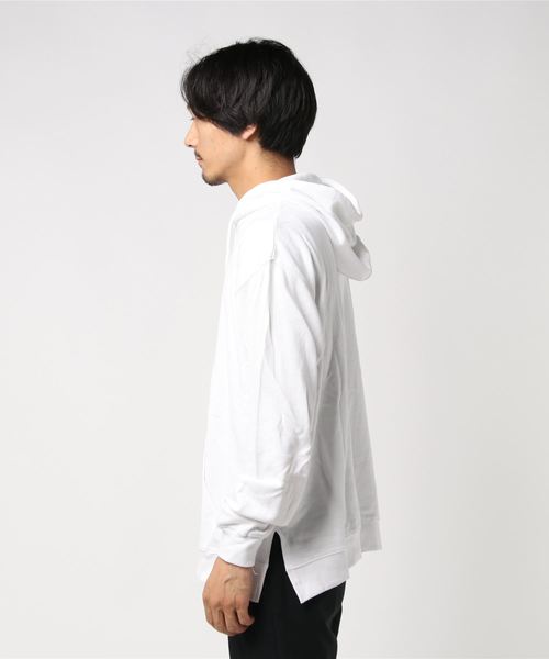 WEGO（ウィゴー）の「WEGO/サイドスリットカラープルパーカー（パーカー・メンズ・ダークグリーン/ライトパープル/ブラウン/ライトピンク/ブラック/ワイン/ホワイト/イエロー/レッド/パープル/ピンク/杢グレー・MEDIUM/X-SMALL/SMALL/LARGE）」の13枚目の写真