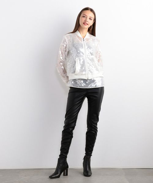 ARMANI COLLEZIONI アルマーニ ラムスキン ワイド レザーパンツ ARMANI COLLEZIONI(アルマーニコレツィオーニ) ワイドパンツ ブラウン