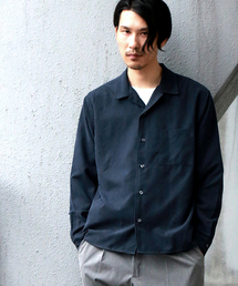 Confirm | 【先行予約】Confirm / コンファーム フェイクスウェードオープンカラーシャツ(シャツ/ブラウス)