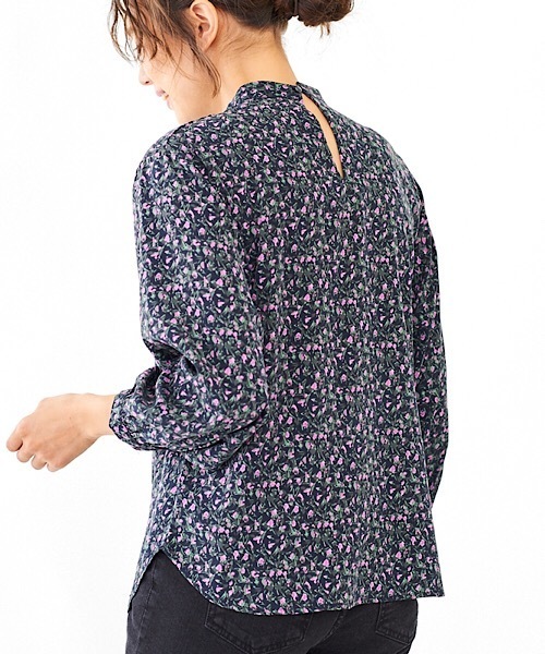 flower（フラワー）の「リボンブラウス（シャツ/ブラウス・レディース・ブラック/ピンク・FREE）」の7枚目の写真